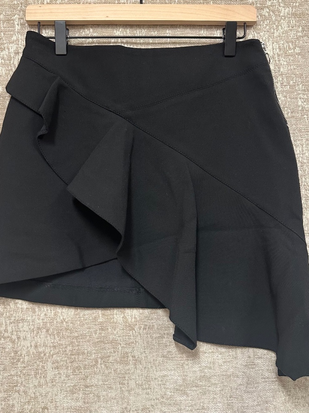 Zara Black Asymmetrical Skirt